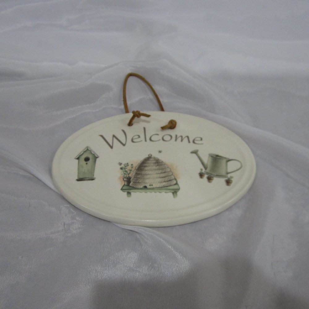 Pfaltzgraff Naturewood Welcome Sign